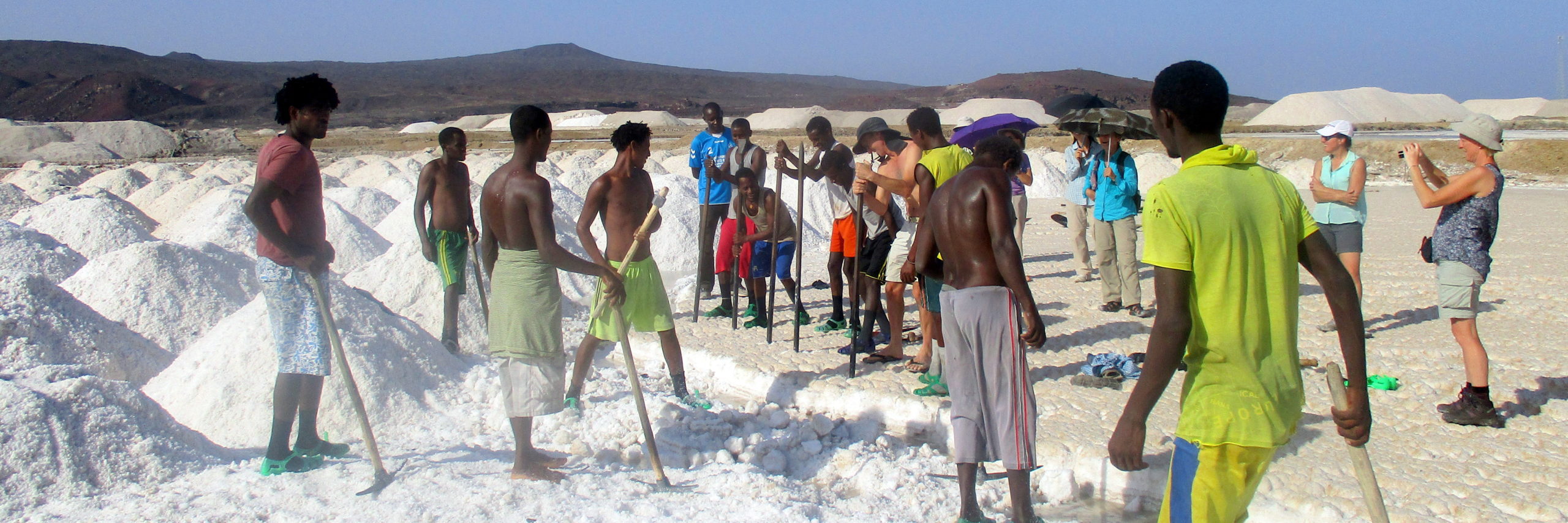 Salt Workers, Danakil Depression, Ethiopia Guided Trekking Holiday Tours